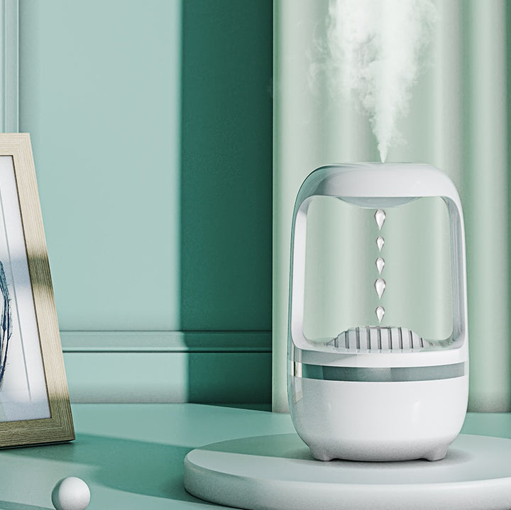 💧🌈 Anti-Gravity Water Drop Humidifier | Large Capacity Aromatherapy Mist Maker ✨