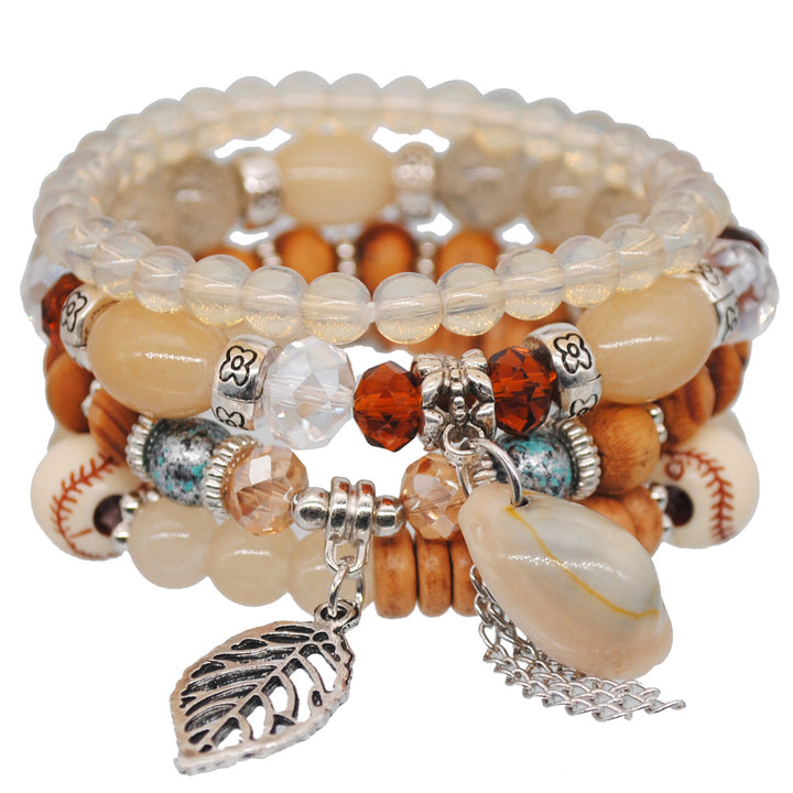 Ethnic Style Tassel Bracelet – Mixed Material Design