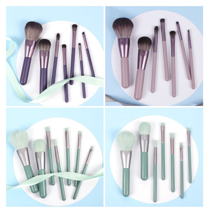 ✨ 7-Piece Makeup Brush Set — Blush, Eyeshadow & Lip Brushes 💄