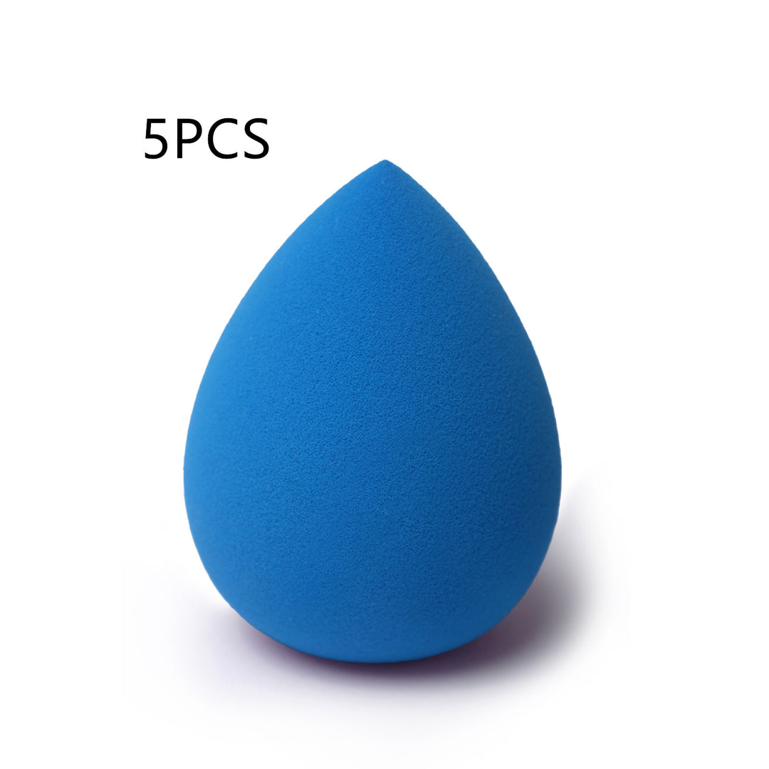 🥚💄 Solid Color Water Drop Makeup Sponge – Soft Beauty Egg Powder Puff (Wet & Dry Use)