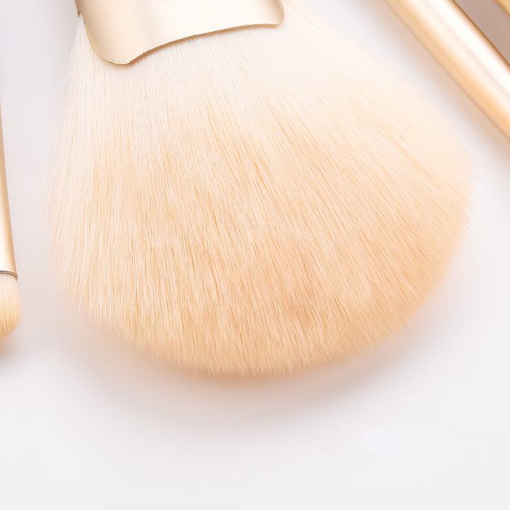 ✨ 10-Piece Beauty Makeup Brush Set — Wooden Handle Tools 💄