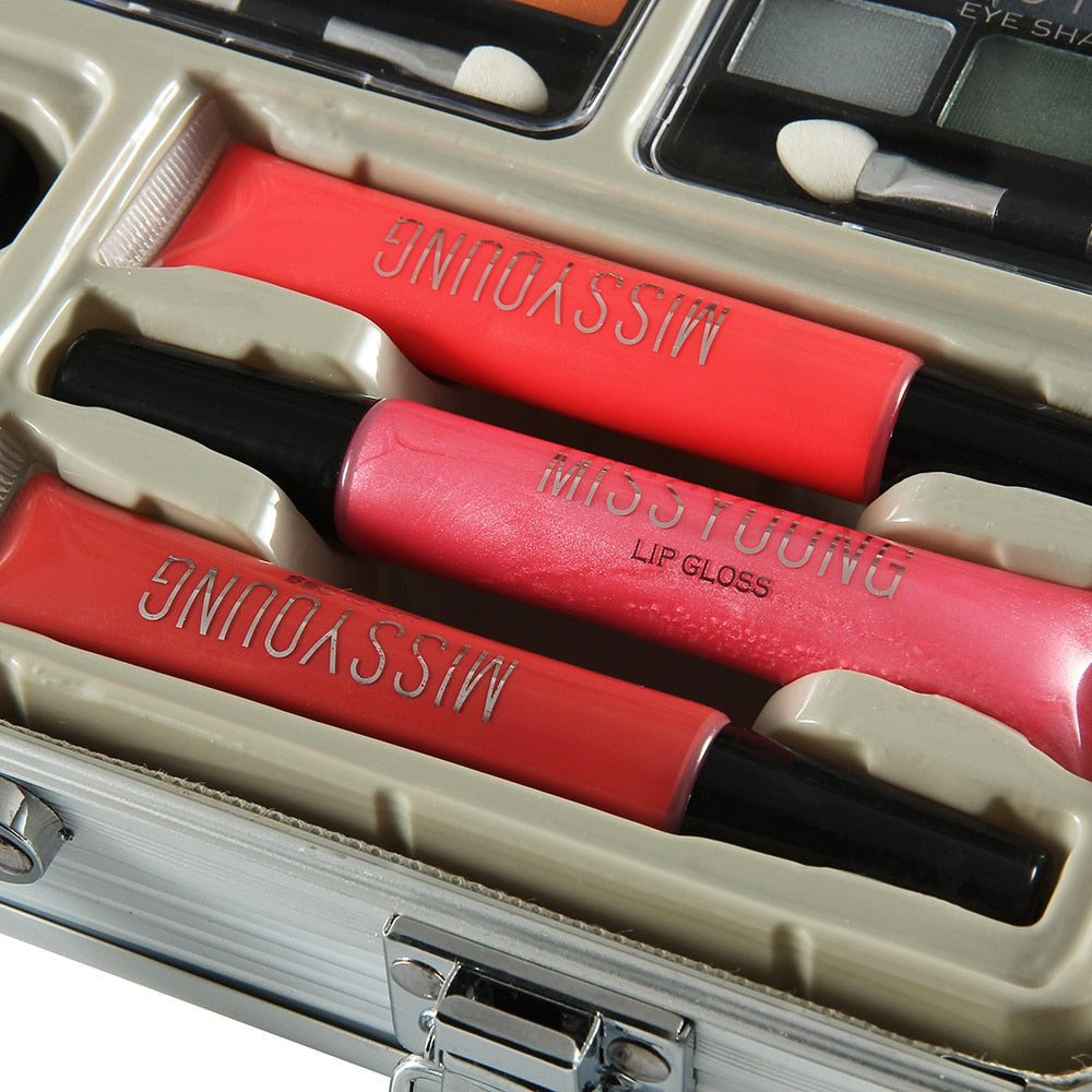 💄 Professional Makeup Artist Kit – All-in-One Cosmetic Set with Eyes, Lips, Face & Nail Polish ✨