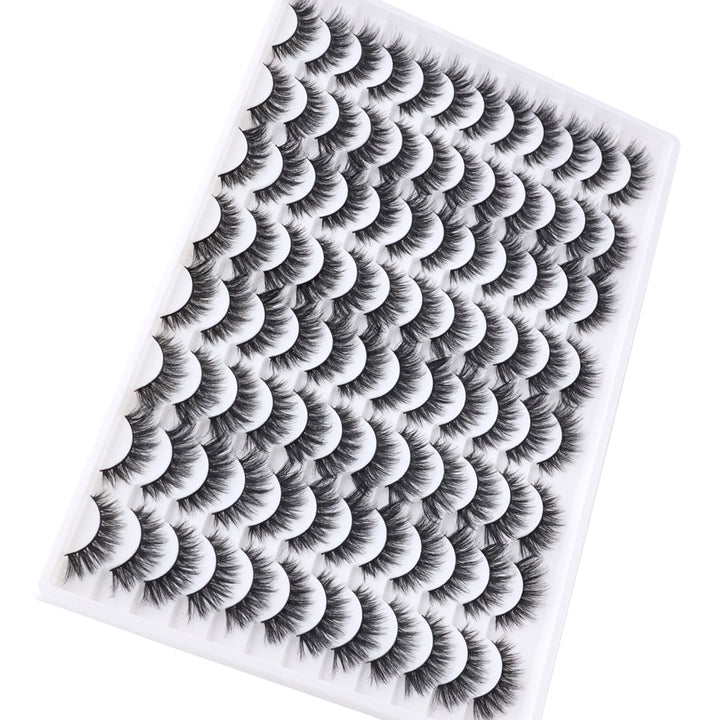 👁️✨ 3D False Eyelashes – Multi-Layered Realistic Soft & Comfortable Lashes