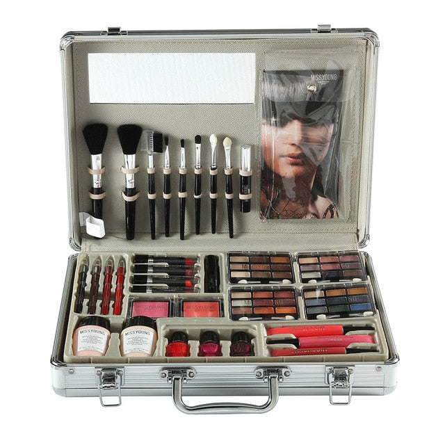 💄 Professional Makeup Artist Kit – All-in-One Cosmetic Set with Eyes, Lips, Face & Nail Polish ✨