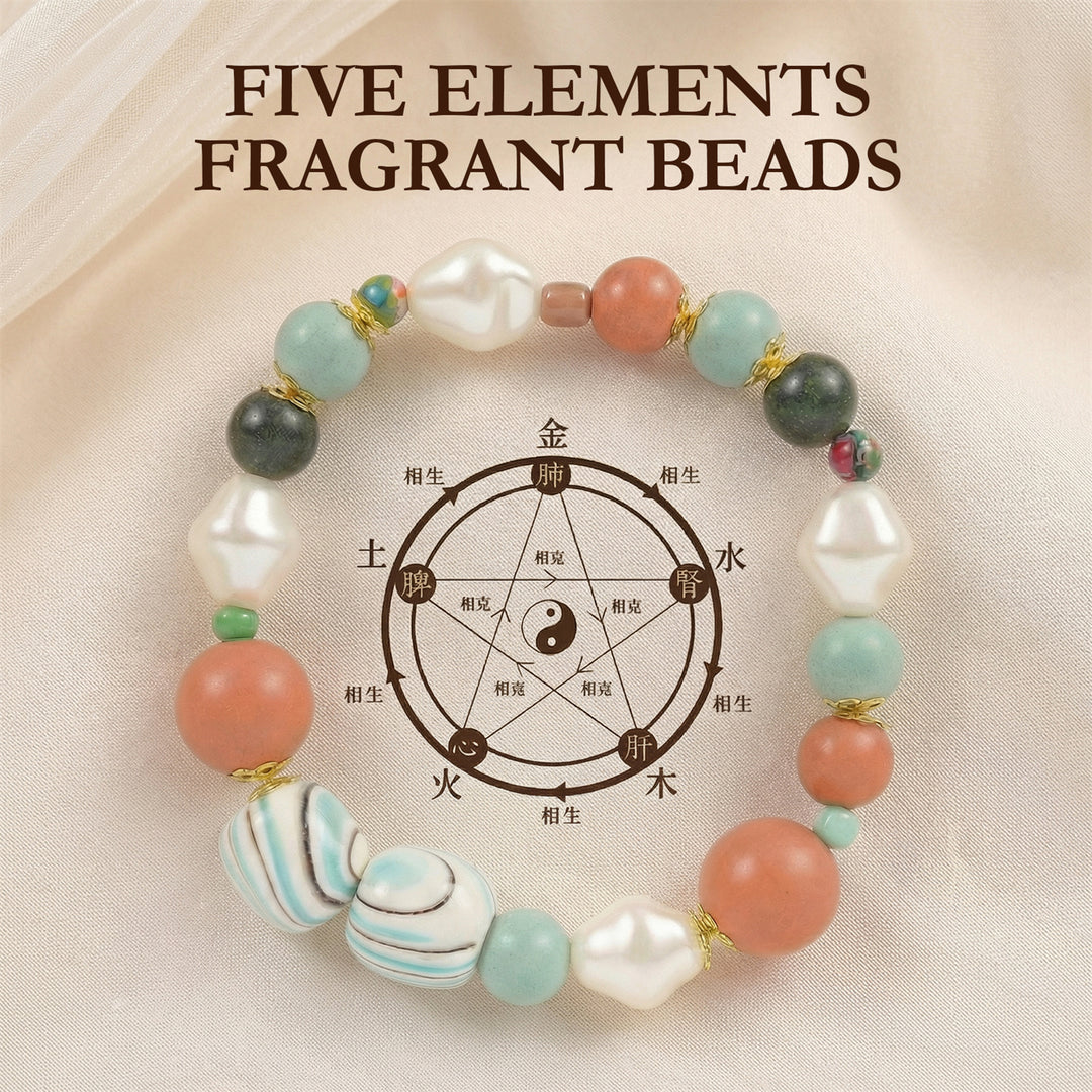 Chinese Herbal Bead Bracelet – Lightweight Wellness Jewelry