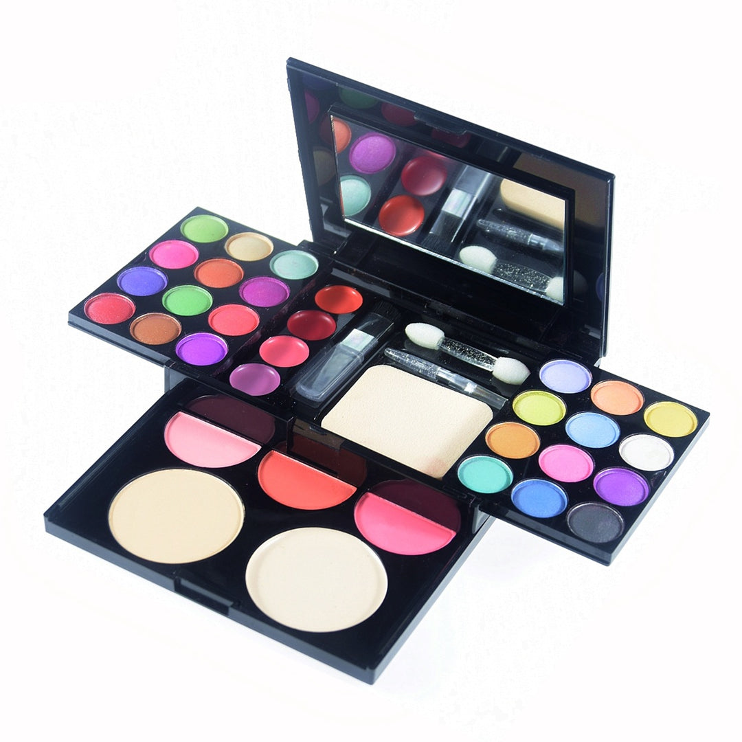 🎨 Edith 33-Color Eyeshadow Makeup Palette – All-in-One Cosmetic Set for Easy Makeup ✨