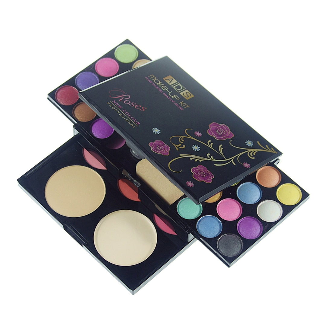 🎨 Edith 33-Color Eyeshadow Makeup Palette – All-in-One Cosmetic Set for Easy Makeup ✨