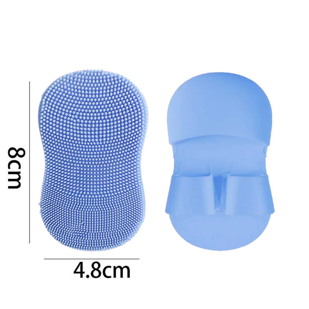 🧼💖 2PC Silicone Face Scrubber Set | Mini Facial Brush Exfoliating Finger Pads