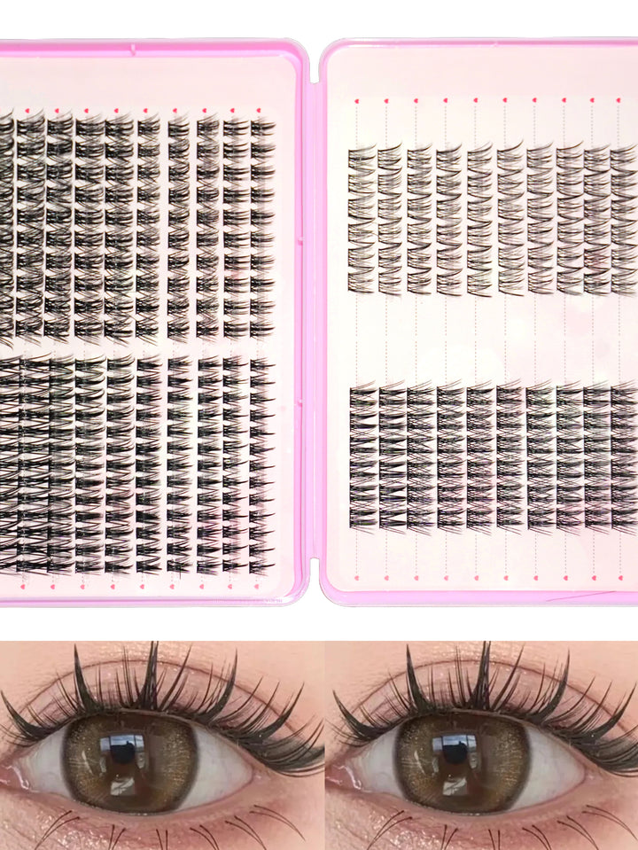 👁️✨ Multi-Style Hybrid False Eyelash Extension Set – Easy Apply Glam Lash Kit