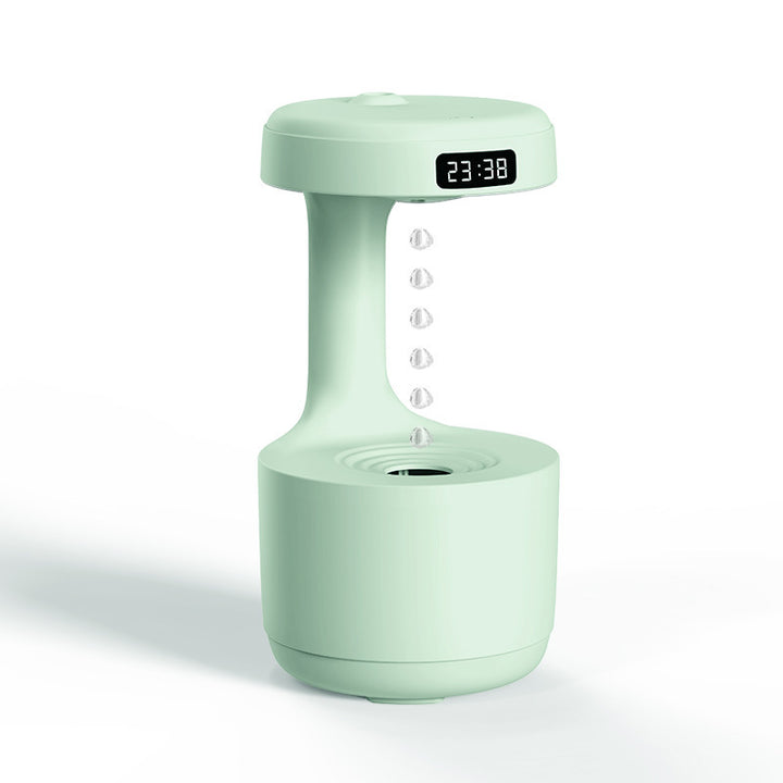 💧✨ Anti-Gravity Water Drop Humidifier | LED Night Light Fountain Mist Lamp 🌊