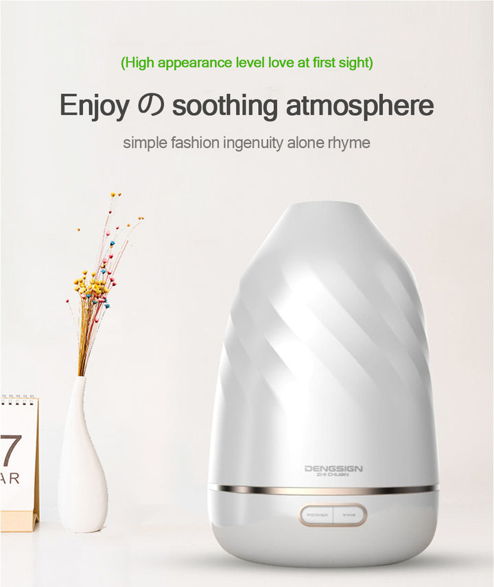 🌈💧 Ultrasonic Aromatherapy Humidifier Lamp | Colorful Mist Spray Incense Machine ✨