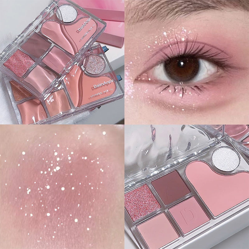 🌸 DaimAnpu 6-Color Eyeshadow & Blush Palette – Highlight & Brightening Makeup Set ✨