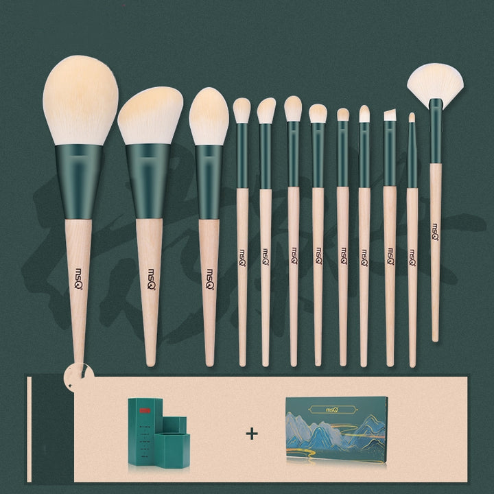 ✨ MSQ 12-Piece Makeup Brush Set — Professional Learning Kit 💄