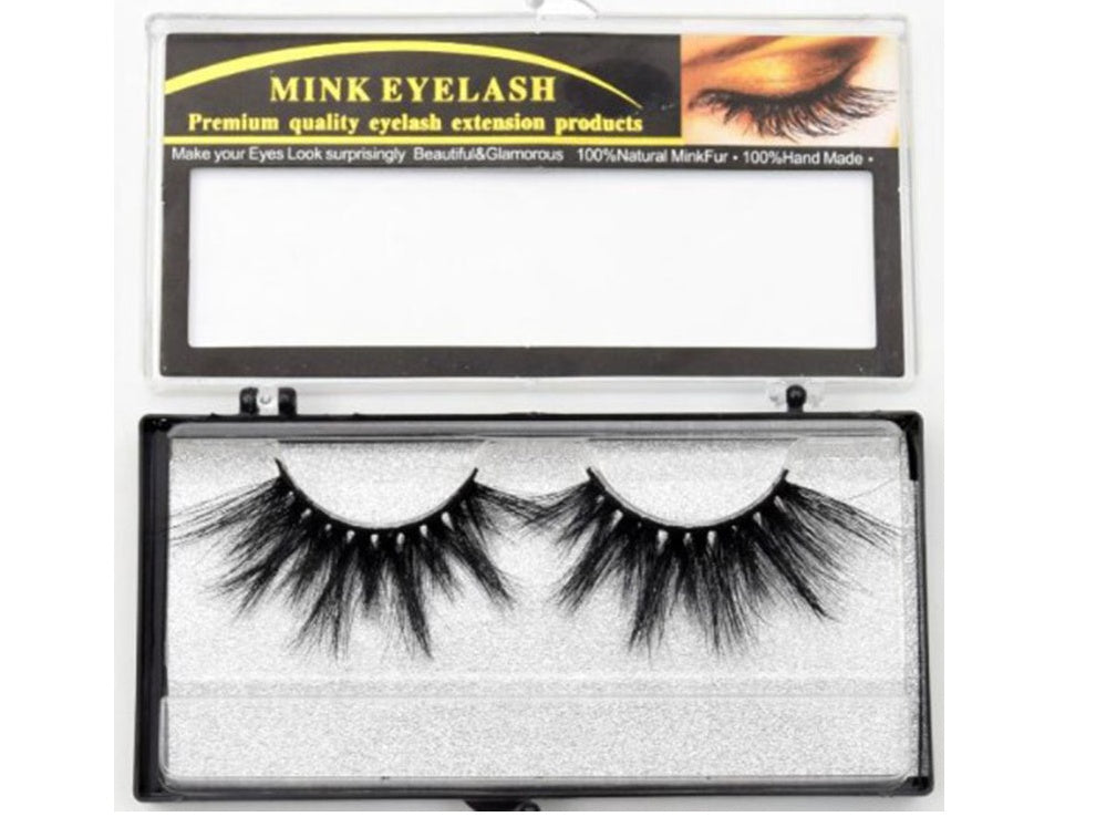 👁️✨ 3D Mink Hair False Eyelashes – Natural Thick Handmade European & American Style Lashes