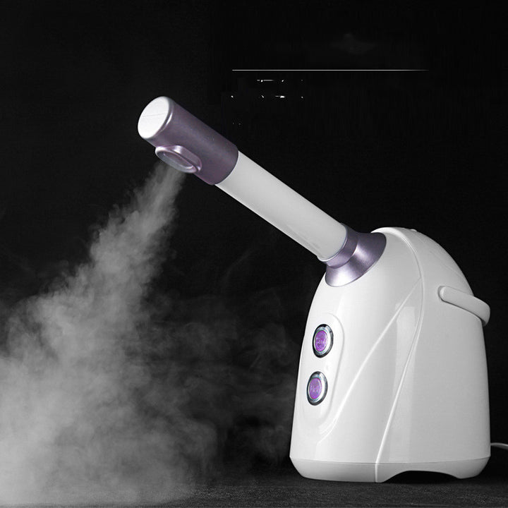 💨🌿 Three-Purpose Aromatherapy Face Steamer | Hot & Cold Spray Beauty Device