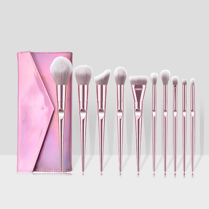 ✨ 10-Piece Thumb Makeup Brush Set — Powder & Foundation Beauty Tools 💄