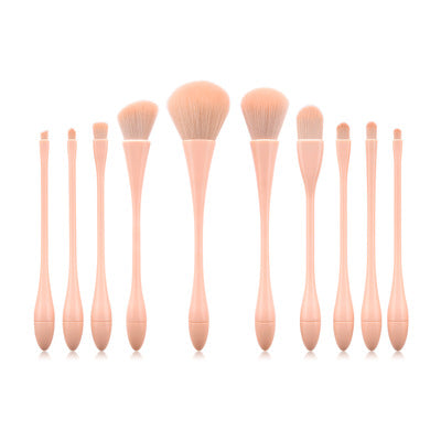 ✨ 10-Piece Little Pretty Waist Pink Makeup Brush Set 💄💖