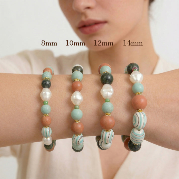 Chinese Herbal Bead Bracelet – Lightweight Wellness Jewelry