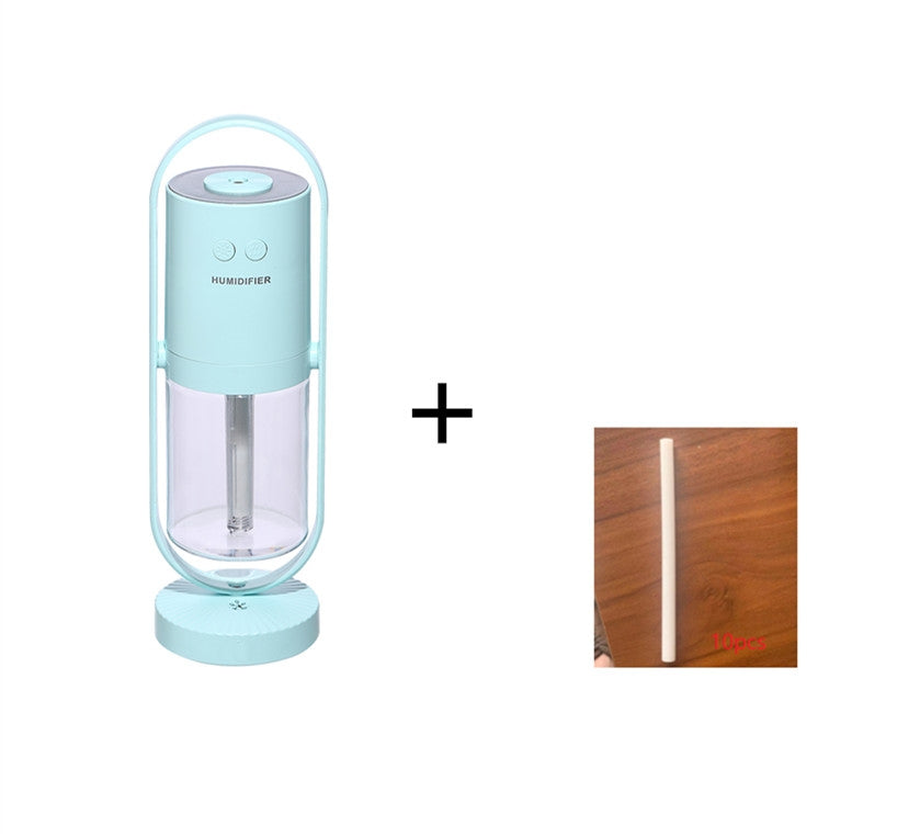 🌌💧 Mini USB Desktop Humidifier | Starry Projection Air Mist 🌿✨