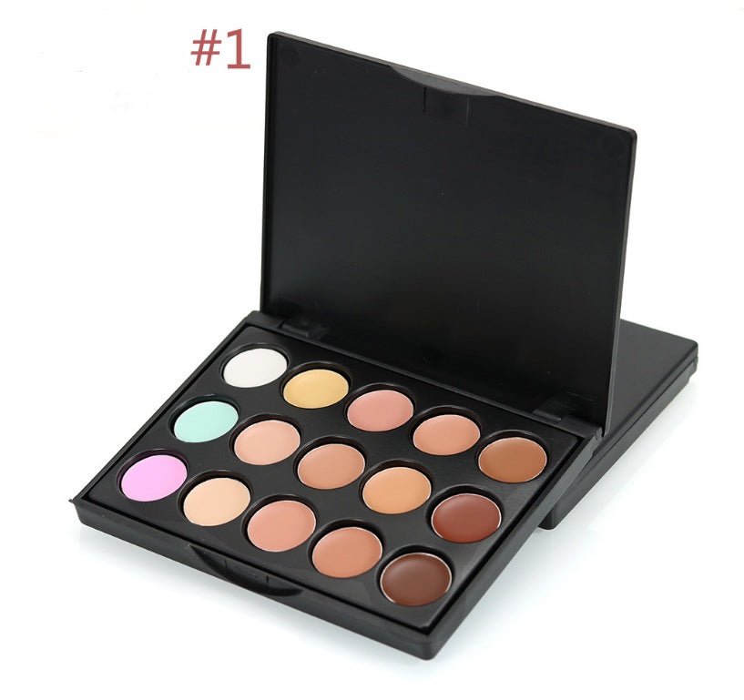 🎯 15-Color Concealer & Foundation Palette – Professional Correcting & Repair Cream Kit ✨