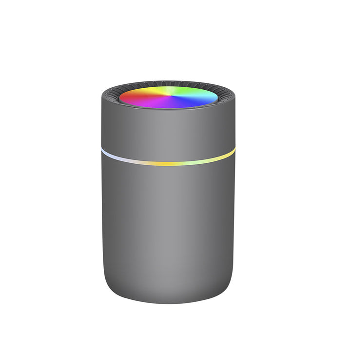 ☕💧 Colorful Cup Humidifier | Heavy Fog Mini USB Ambience Light Diffuser ✨