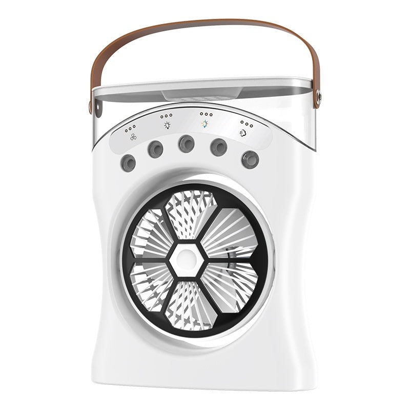 🌬️💧 Portable Misting Fan | Rechargeable Mini Air Cooler with Humidifier ❄️✨