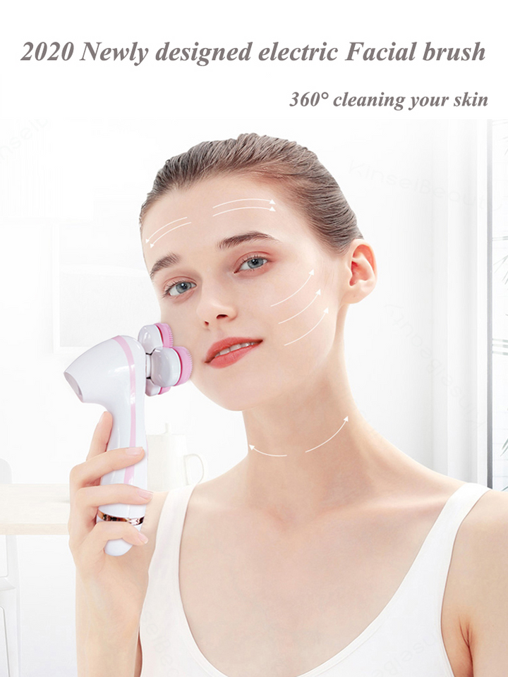 💖🧼 Pore Cleaning Electric Face Washer | Deep Cleansing & Anti-Acne Facial Device