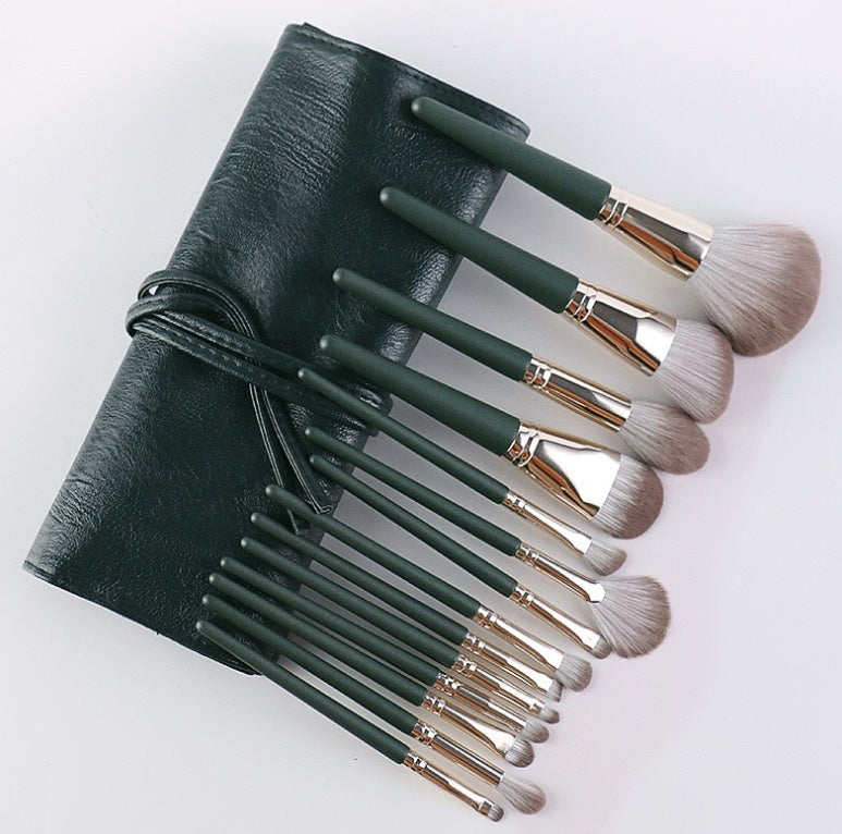 ✨ Super Soft Powder Makeup Brush Set (14-Piece) 💄