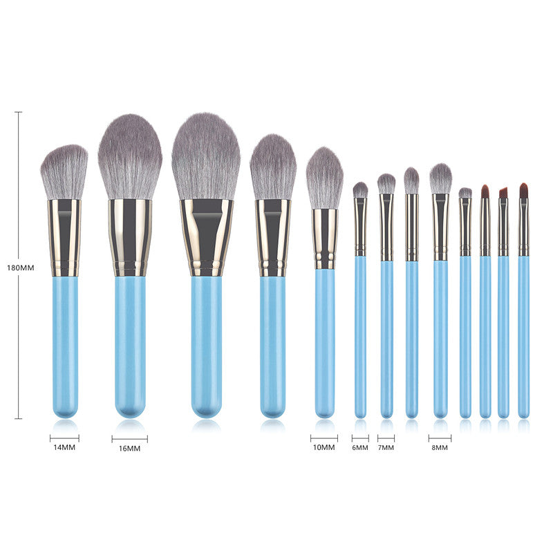 ✨ 13-Piece Makeup Brush Set — Professional Beauty Tools Kit 💄🌿