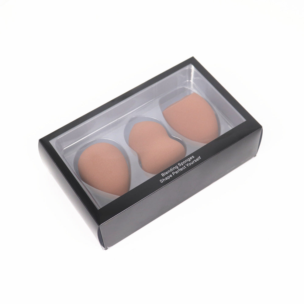 🥚💄 3 Pack Beauty Egg Set – Wet & Dry Makeup Sponge with Cylinder Holder