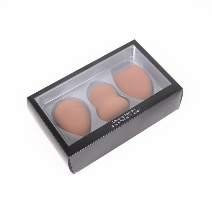 🥚💄 3 Pack Beauty Egg Set – Wet & Dry Makeup Sponge with Cylinder Holder