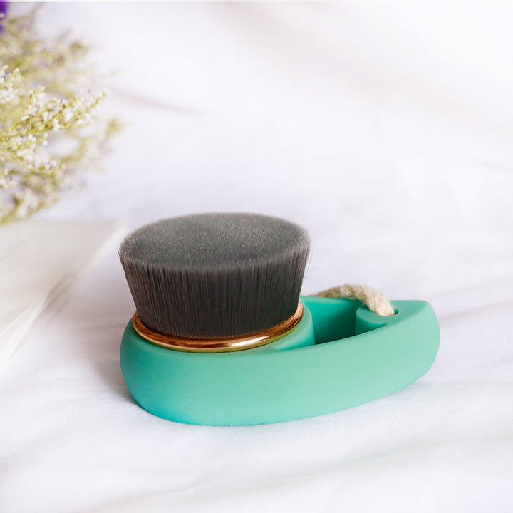 🧼🌿 Manual Bamboo Charcoal Facial Cleansing Brush | Deep Clean & Gentle Exfoliation Tool