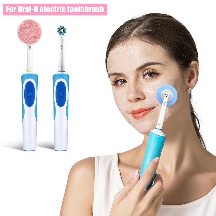 💖🧼 Suitable for Oule Electric Toothbrush Facial Cleanser | Silicone Daily Face Wash Tool