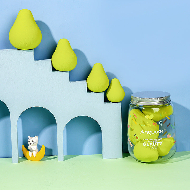 🍓🍋🥑✨ Fruit Beauty Egg Set | Hydrophilic Makeup Sponge Collection