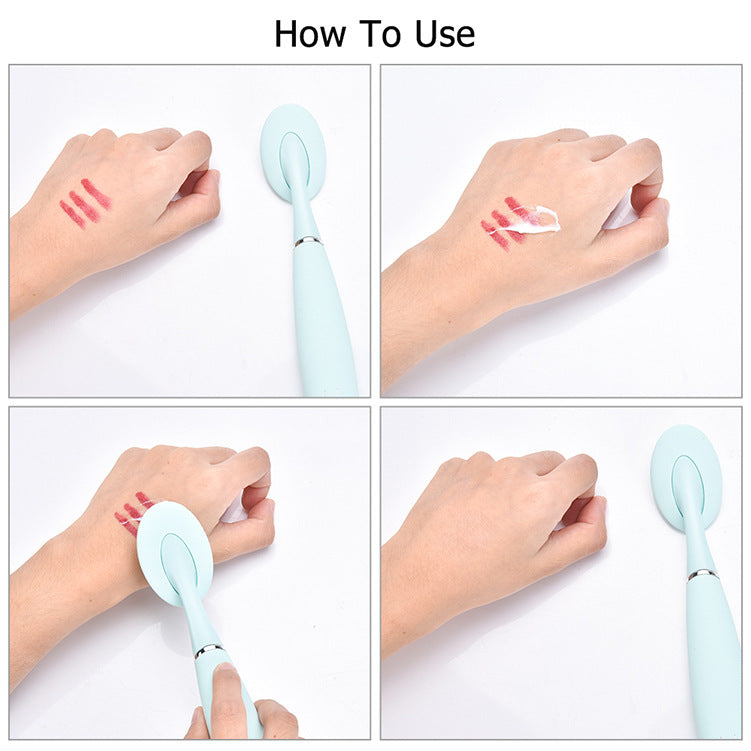 💖🧼 Hand-held Electric Silicone Facial Cleanser | Household Deep Cleansing & Vibration Device