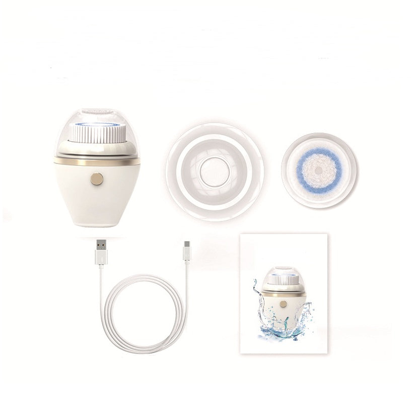 💖🧼 Waterproof Cleansing Instrument | Vibration Facial Cleaner Beauty Device