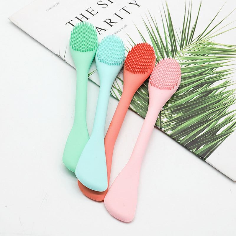 🧼💗 Silicone Facial Mask Brush | Gentle Skincare Application Tool