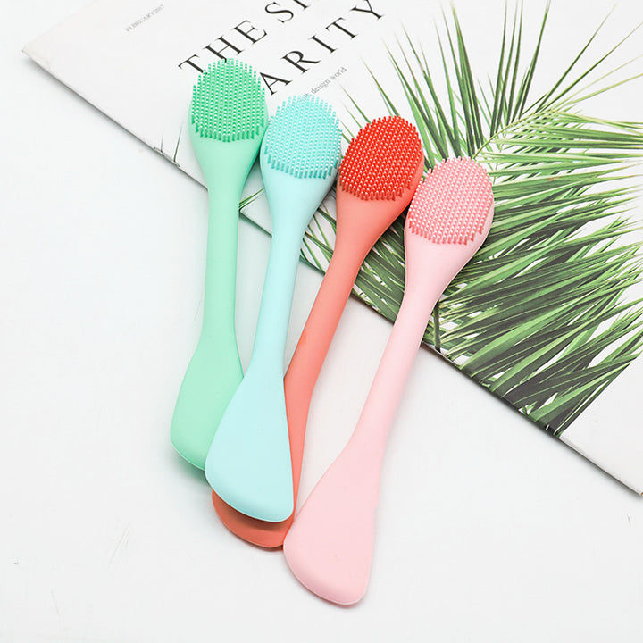 🧼💗 Silicone Facial Mask Brush | Gentle Skincare Application Tool