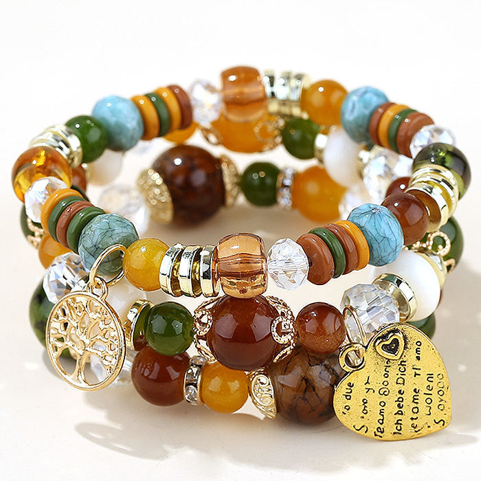 Candy Beads Multi-Layer Temperament Bracelet