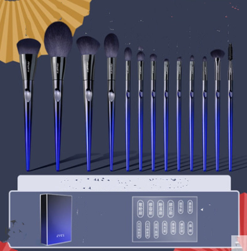 ✨ Blue Enchantress 13-Piece Makeup Brush Set — Professional Beauty Kit 💙💄