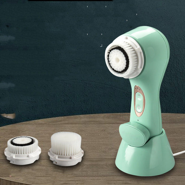 🧼💚 Wireless Induction Charging Ultrasonic Facial Cleansing Brush