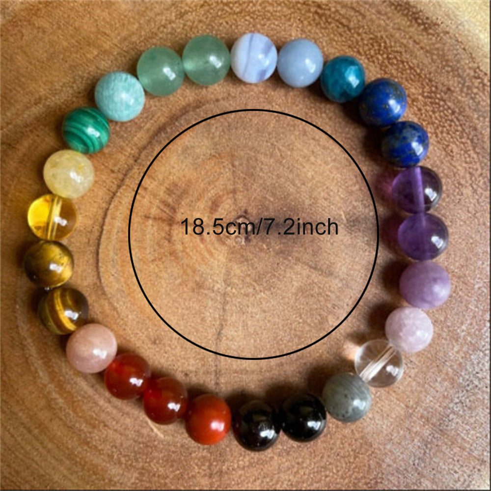 Bohemian Rainbow Rough Stone Bracelet