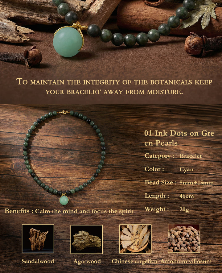 Chinese Herbal Necklace – Traditional Style Lightweight Wellness Pendant Necklace