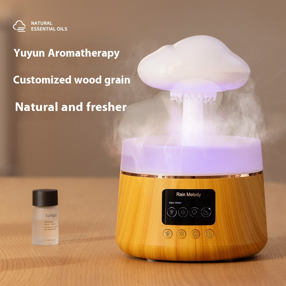🌈☁️ Rainbow Atmosphere Cloud Humidifier | LED Mood Light Ultrasonic Diffuser