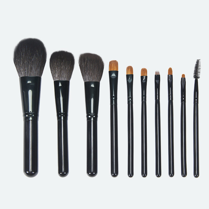 ✨ 10-Piece Beginner Makeup Brush Set — Soft Hair Beauty Tools 💄