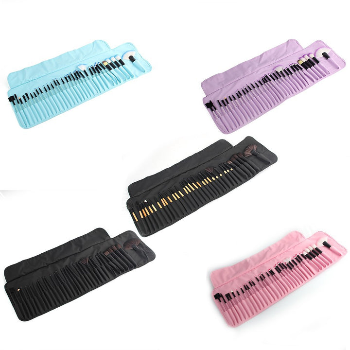 ✨ 32-Piece Makeup Brush Set with Bag — Complete Beauty Tools Kit 💄