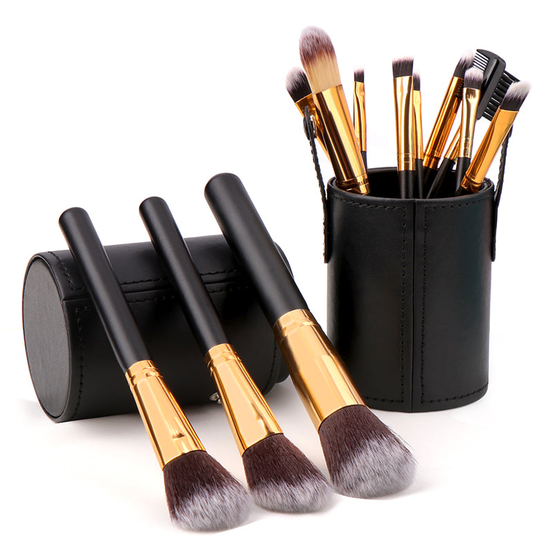 ✨ Full Beginner Beauty Tools Set — Soft Fiber Makeup Brushes 💄