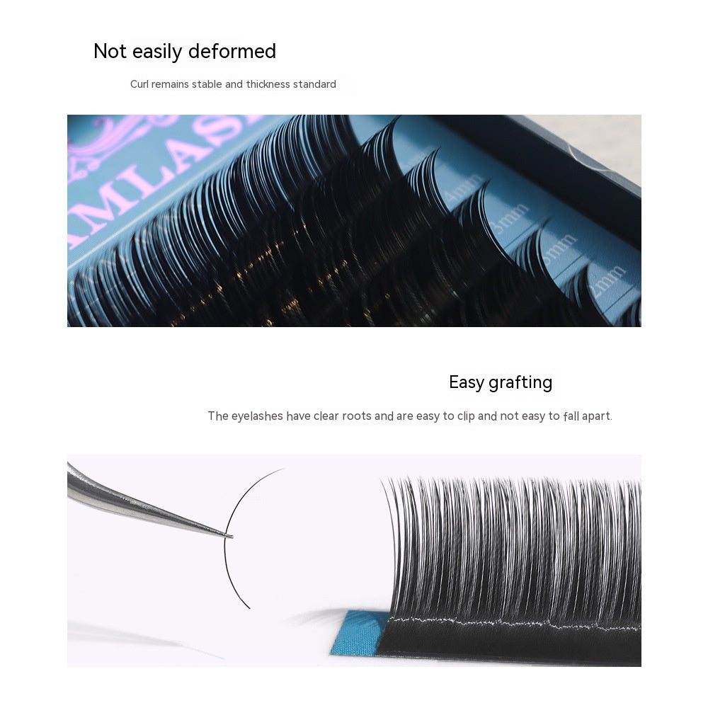 👁️✨ 16 Rows Assortment Pack – Single Round Hair Grafting Eyelashes