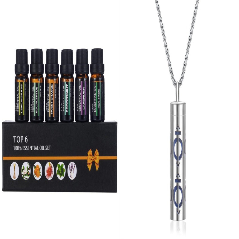 🌿 Aromatherapy Essential Oil Set – Aroma Diffuser Combination