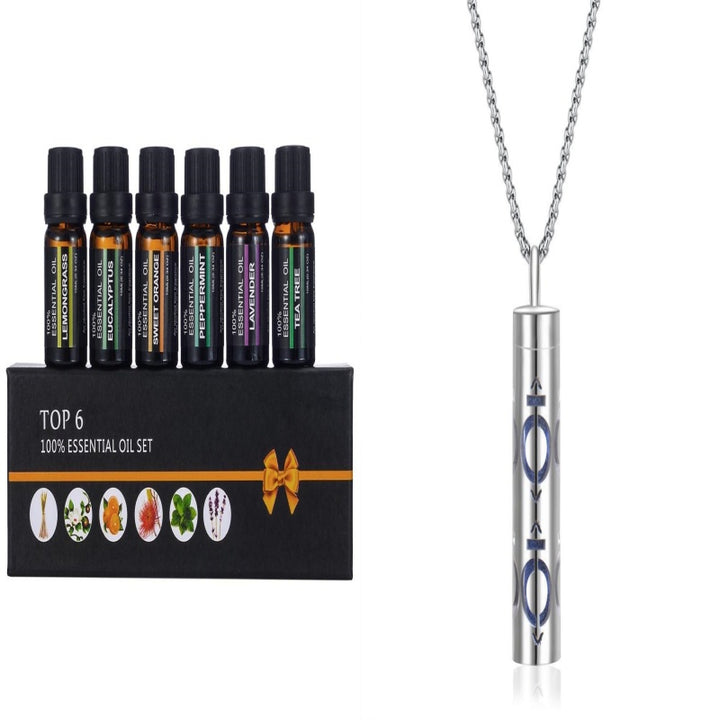 🌿 Aromatherapy Essential Oil Set – Aroma Diffuser Combination